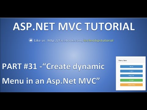 Design Menu In Asp Net | part 31 how to create dynamic menu in asp net mvc using Design Menu In Asp Net | part 31 how to create dynamic menu in asp net mvc using